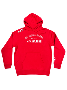 Men of Mind Club Hoody Red