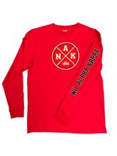 Load image into Gallery viewer, NAK Club 88 Long Sleeve Tee Red