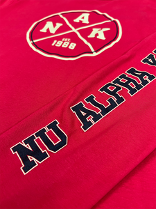 NAK Club 88 Long Sleeve Tee Red