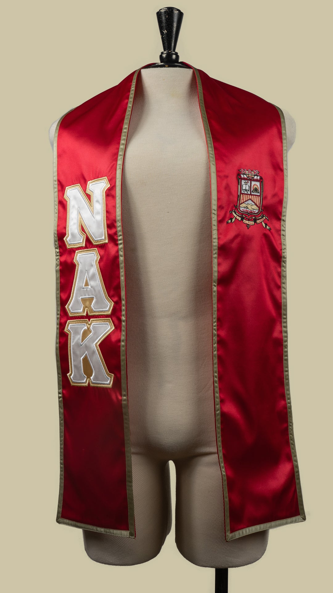 BACHELOR DEGREE STOLE RED – Shop Nu Alpha Kappa